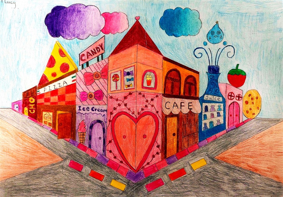 Two Point Perspective Drawing Sumari s Art Portfolio Two Point Perspective Drawing Sumari s Art Portfolio